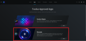 Activate Rewards on Exodus