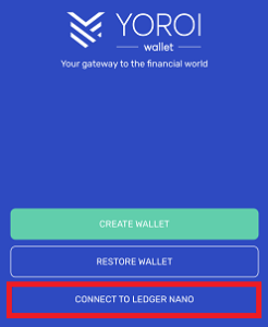 Pair Ledger to Yoroi mobile wallet