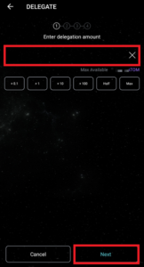 cosmostation stake amount