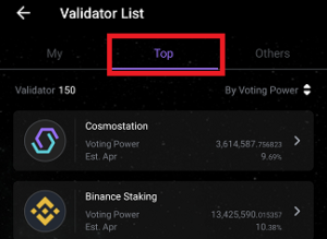 cosmostation validators