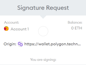 desktop polygon network sign