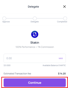 desktop polygon network stake amount