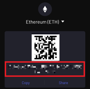 mobile celsius eth address