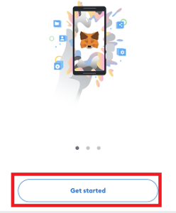 mobile metamask get started