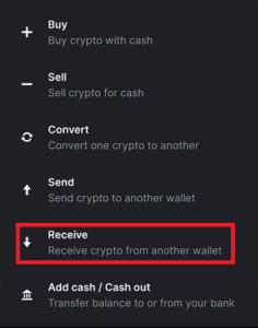 How to Receive on Coinbase Mobile