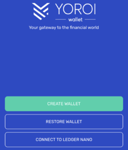 How to add a wallet on Yoroi Mobile