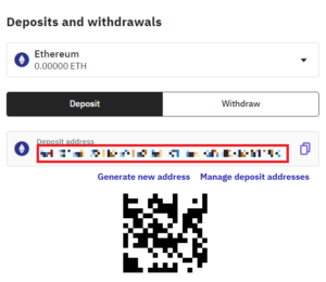 kraken deposit address