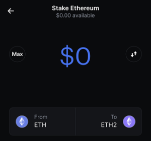 mobile coinbase stake amount