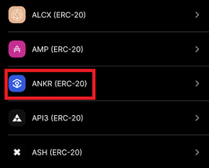 mobile gemini ankr select