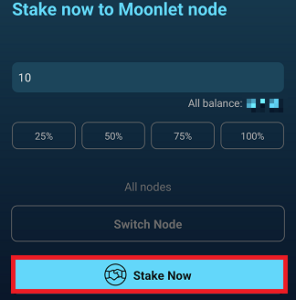 moonlet stake amount