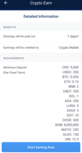 crypto.com minimum holdings