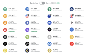 desktop nexo staking rewards