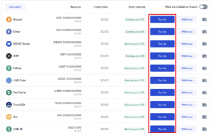 desktop nexo top up