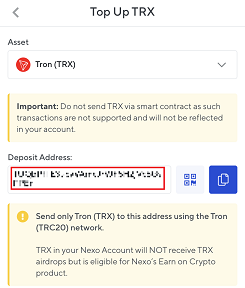 mobile trx address