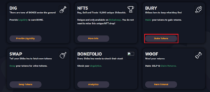 shibaswap stake tokens