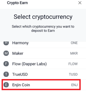 crypto.com enj select